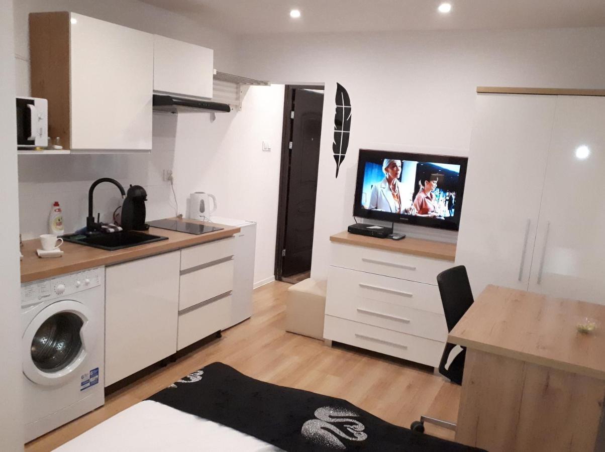 Apartamenty Centrum Panoramiczna Mala Dwojka Swan Labedz Promenada Klimatyzacja Lodowa キェルツェ エクステリア 写真