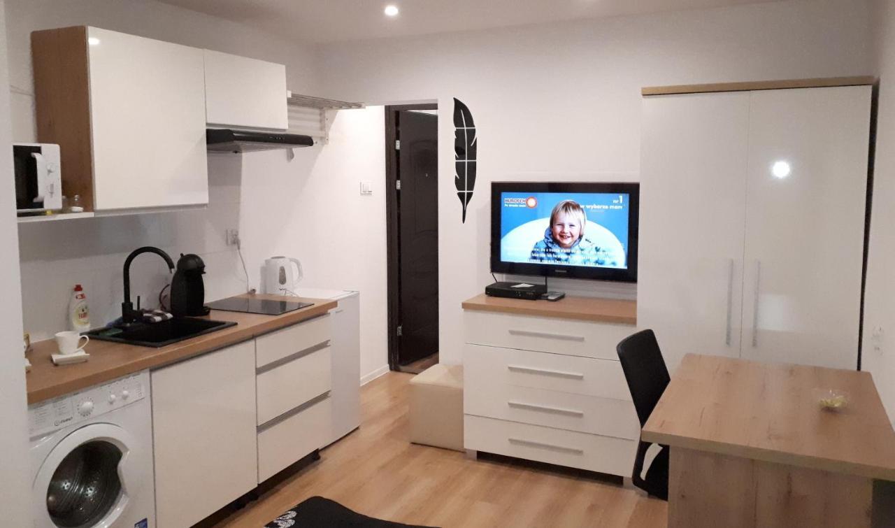Apartamenty Centrum Panoramiczna Mala Dwojka Swan Labedz Promenada Klimatyzacja Lodowa キェルツェ エクステリア 写真